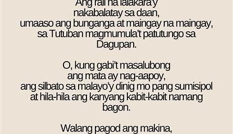 Tula Tungkol Sa Pag Ibig Na Sawi Na May Sukat At Tugma