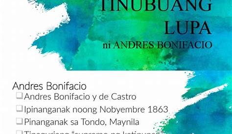 Ngec2 The Poem Pag Ibig Sa Tinubuang Lupa By Andres Bonifacio - Mobile