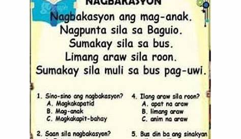 PAGSASANAY SA PAGBASA (Free Download) - Teachers Click