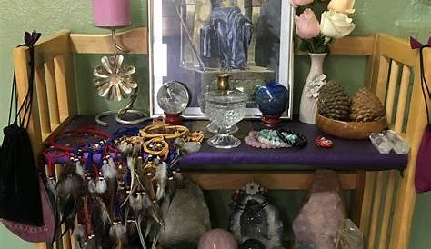 Pagan Wiccan Home Decor This Is A Beautiful Set Up I May