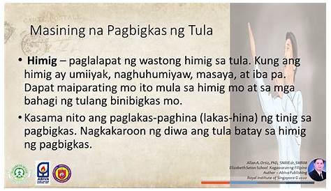 Pagbigkas Ng Talumpati - Week of Mourning