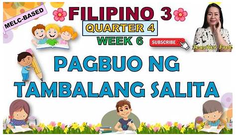 Pagbuo Ng Tambalang Salita Worksheets Samut Samot – Theme Loader