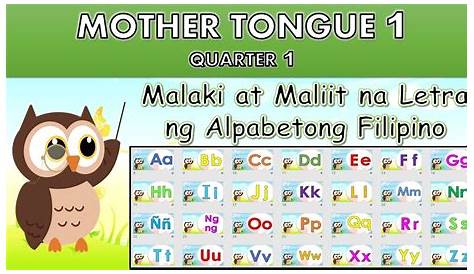 FILIPINO 3 QUARTER 1 WEEK 7 Paggamit ng Malaki at Maliit na Letra at