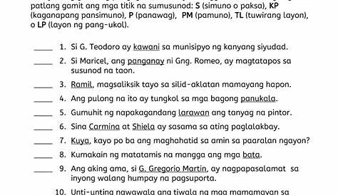 Uri Ng Pangalan Ayon Sa Konsepto Worksheet Pangngalan At Mga Nito