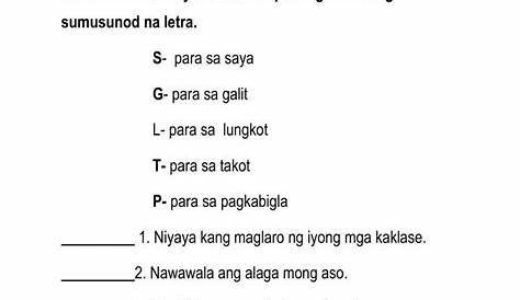 ESP1- Naipamamalas ang pagunawa sa kahalagahan ng pagkilala sa sarili