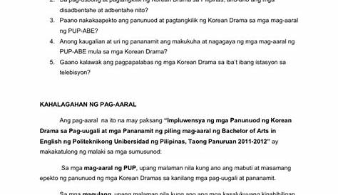 Paglalahad ng Suliranin SOP - 1 PAGLALAHAD NG SULIRANIN Ang pag aaral