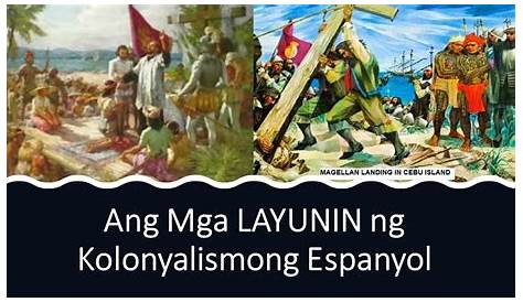 Poster Tungkol Sa Pagsakop Ng Espanyol Sa Pilipinas / Kolonyalismo