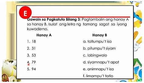 Tagalog Numbers 1 To 100