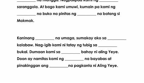 Filipino 5 Modyul 4: Pagsulat ng Isang Maikling Tula, Talatang