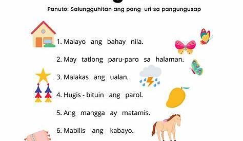 pang uri filipino 3 worksheet - pang uri kaantasan 5 worksheets