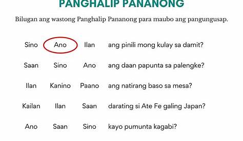 Halimbawa Ng Pagsusulit Sa Pangngalan - Mobile Legends