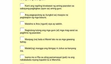 Solution Pagsubok Na Pagsusulit Sa Mga Uri Ng Anyong Panitikan