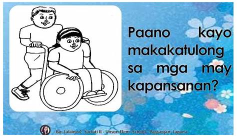 pagtulong sa may kapansanan drawing - philippin news collections
