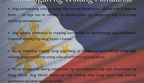PPT - Ang Surian ng Wikang Pambansa at ang Pagpapaunlad ng Wikang