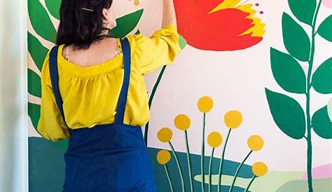 Painting A Mural On A Textured Wall | divyajanan