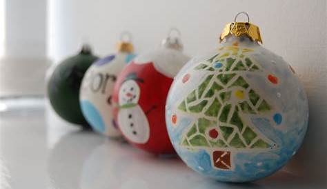 Painting Your Own Christmas Ornaments