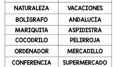 Cuadernillo de dictado de palabras 14 niveles de dificultad. MAYÚSCULAS