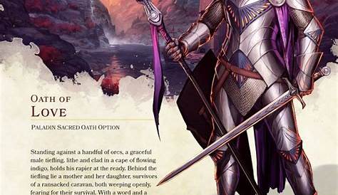 The Paladin Class for Dungeons & Dragons (D&D) Fifth Edition (5e) - D&D