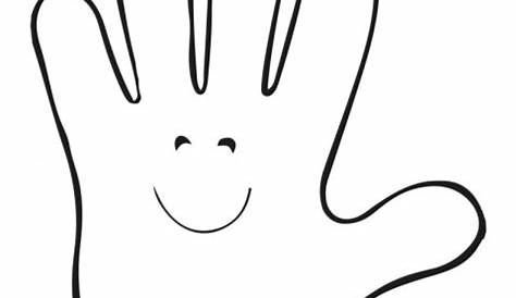 Silueta palma de la mano - Dibujo #450 - Dibujalia - Los mejores