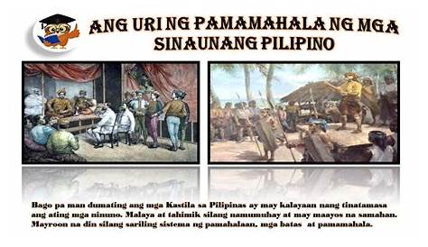 III. Paghambingin ang pamahalaang barangay sa pamahalaang Sultanato ng
