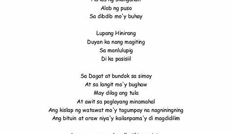 JesCom Philippines | PANALANGIN NG BAYAN – Music Sheet