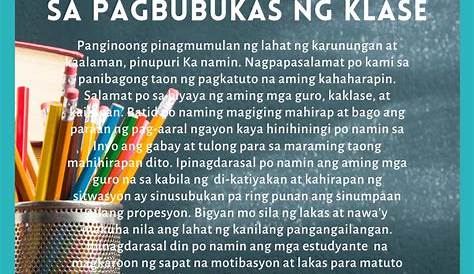 Mga Tagalog Na Panalangin Halimbawa Ng Mga Panalangin Sa Paaralan