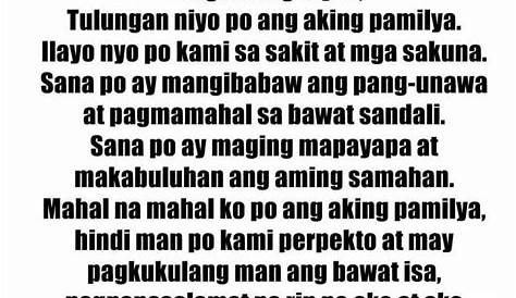 Panalangin Para Sa Kaligtasan Ng Pamilya - Coach Carvalhal