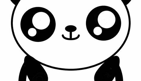 Coloring page Kawaii : Panda 7