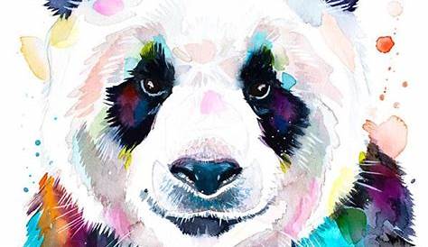 KUNSTLOFT Gemälde »Spielender Panda«, handgemaltes Bild auf Leinwand