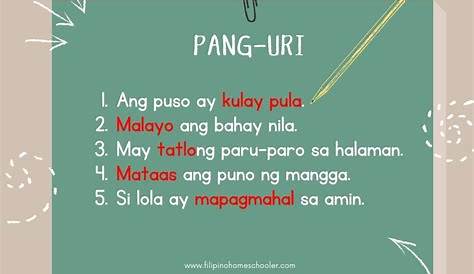 100+ Halimbawa ng Pang-uri sa Pangungusap — The Filipino Homeschooler