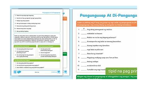 Pangungusap at Di-Pangungusap Flashcards (Unang Baitang) | Grade 1 | Twinkl