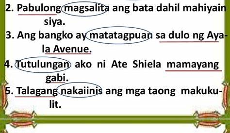 Mga Pangungusap Na May Pang Abay Naglalarawan Sa Pandiwa Abayna Uri At