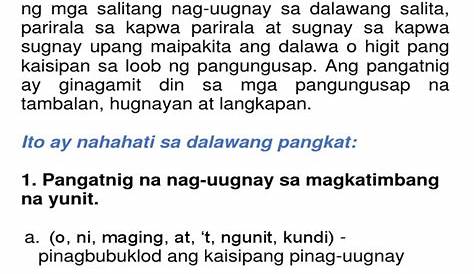 Halimbawa Ng Mga Pangungusap Na May Pangatnig - Mobile Legends