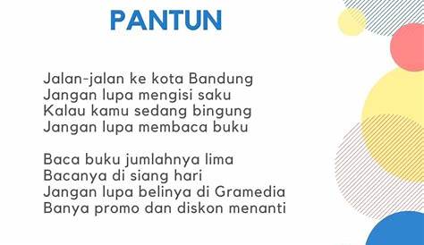 Contoh Pantun Cinta Budaya Indonesia - Pantun Indonesia