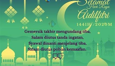 (51) Koleksi Pantun Raya - Selamat Hari Raya Terkini & Bergambar - 1001