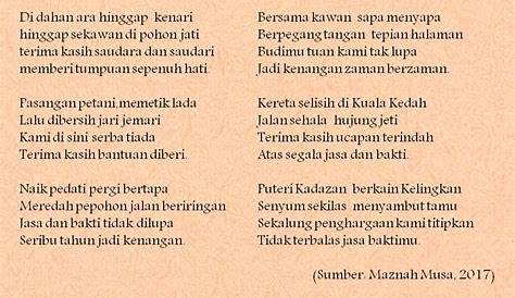 Pantun Terima Kasih - Riset