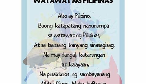 Bagong Panunumpa Sa Watawat Ng Pilipinas