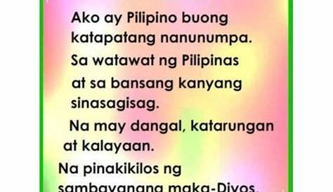 panunumpa sa watawat ng pilipinas - philippin news collections