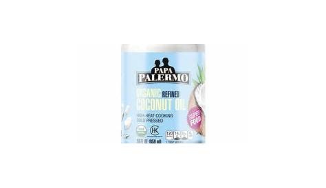 PALERMO Organic Cold Pressed Unrefined Virgin Coconut Oil 14 oz. (PACK