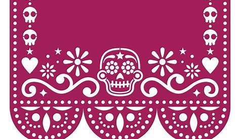 Papel picado calaveras sugar skull templates for El Dia de los Muertos!