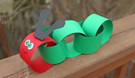 Paper Chain Caterpillar Craft For Kids Where Imagination Grows