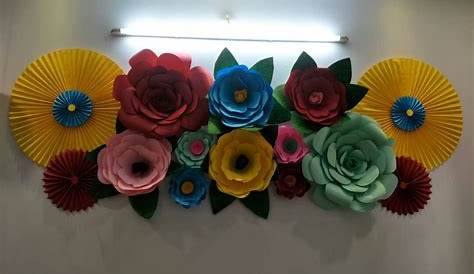 Paper Flowers For Stage Decoration 2019 Handmade Foam Flower Wedding Backdrops