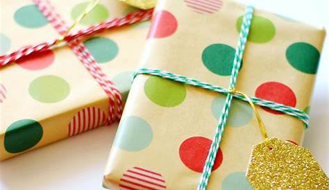 10+ DIY to wrap gifts with craft paper - Ohoh deco