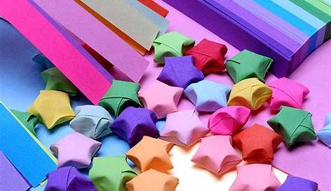 Lucky Paper Stars · An Origami Shape · Papercraft on Cut Out + Keep