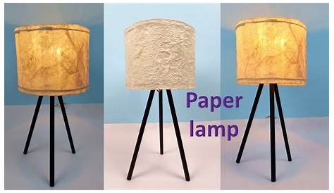 Floor Lamp with paper mache material by Stray Dog Designs http