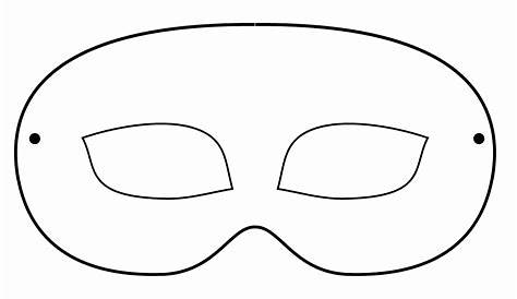 Mask Template | Mask template printable, Printable masks, Blank mask