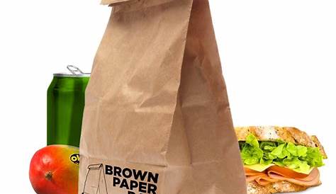 BROWN PAPER BAG LUNCH BAGS Tough Insulated Office Packed Lunchbox Box