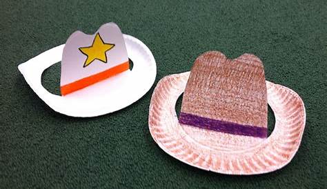 How To Make A Paper Cowboy Hat ( Printable Template ) YouTube