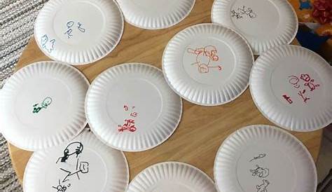 paper plate drawing game Cherry Fairy Tale