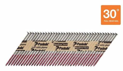 Shank Paper Tape Framing Nails 30 Degree 3 In. X 0.120-Gauge Smooth